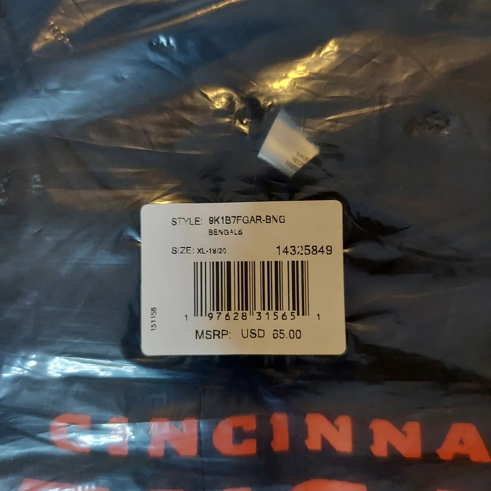 NFL Black and Orange Apparel - Picture 3 of 3